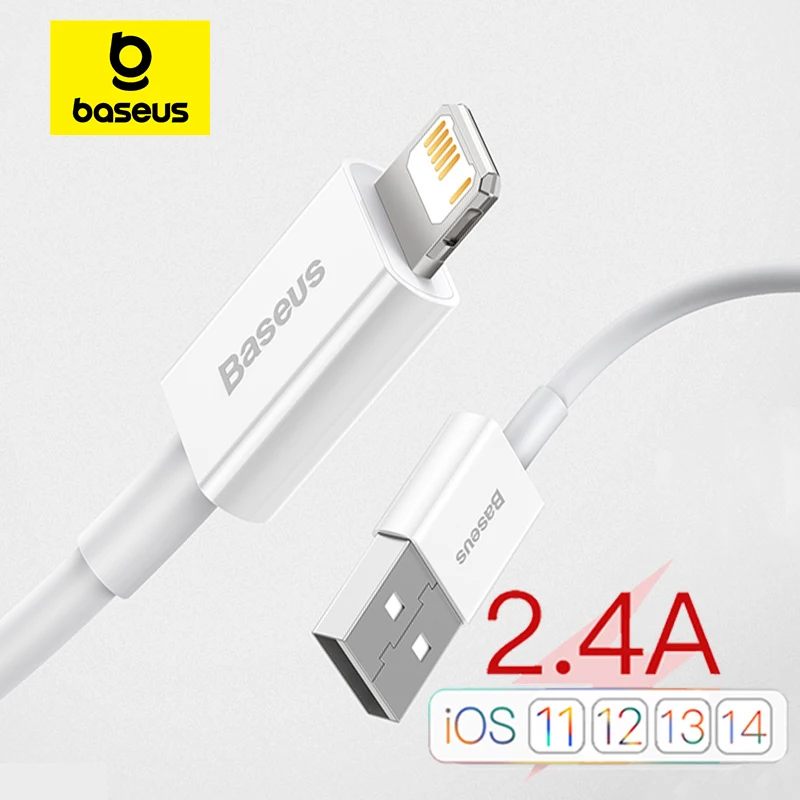 Baseus 2m USB Kabel Schnell Für Original IPhone X XR 11 8 7