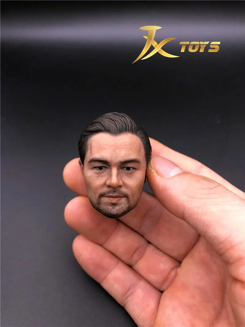 

JXtoys-023 1/6 Male Soldier Leonardo DiCaprio Head Carving Model Accessories Fit 12'' Action Figure Body In Stock