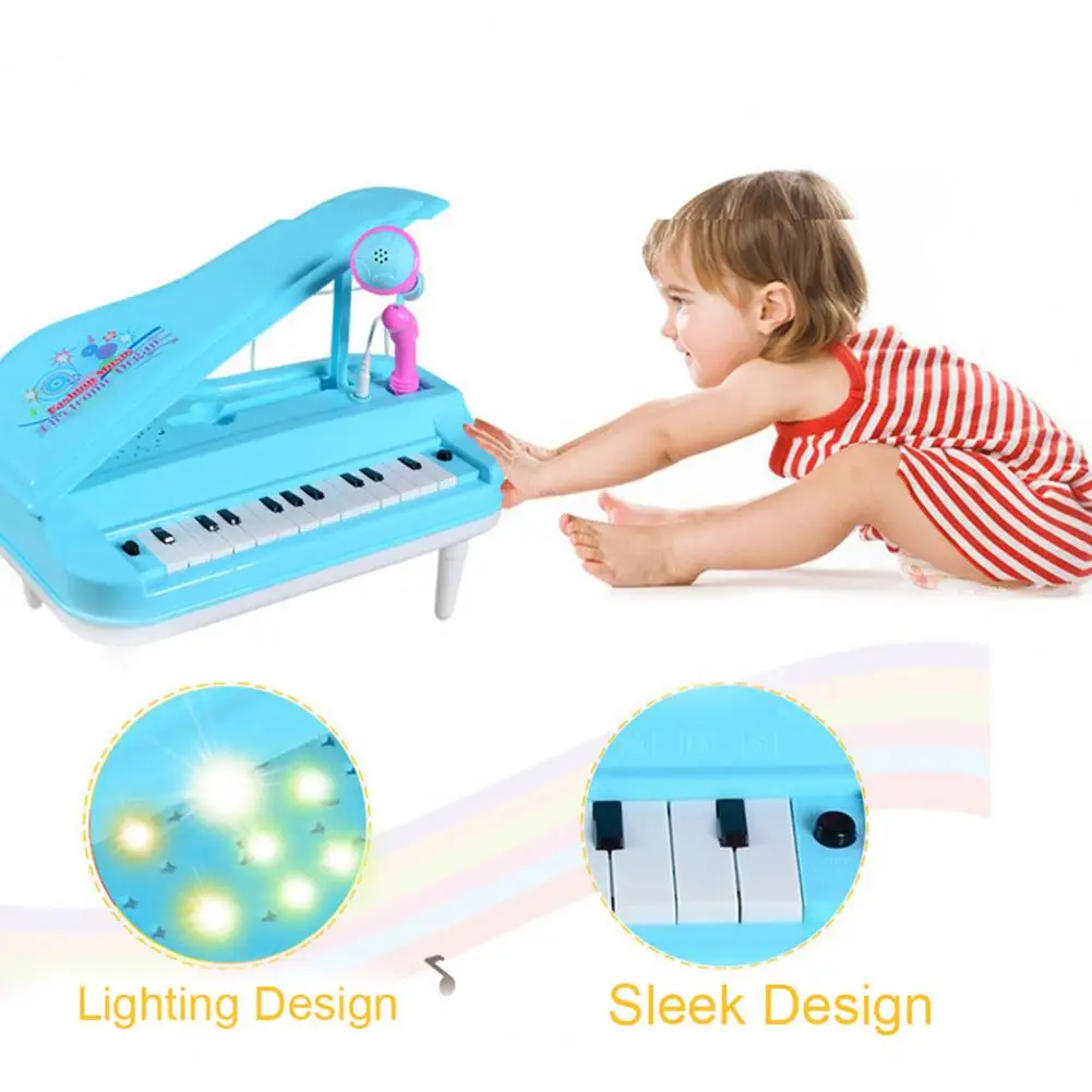 Infantil jogando piano eletrônico educacional brinquedos do bebê crianças  teclado meninos meninas dedos crianças música 37 chaves presente plástico  bonito - AliExpress