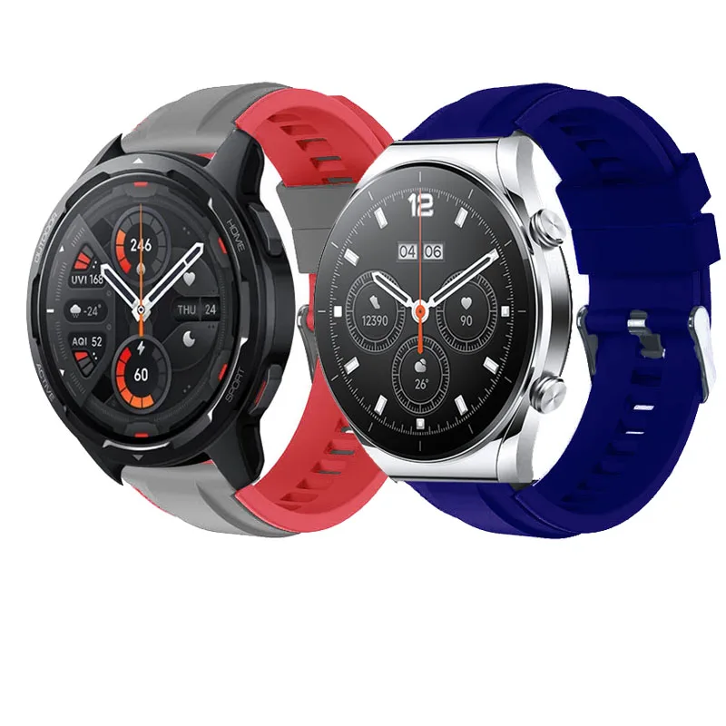 Cinturino In Silicone Correa 22Mm Per Xiaomi Mi Watch S1 Active/Watch Color 2 Cinturino Per Xiaomi Mi Watch S1 Accessori Per Braccialetti