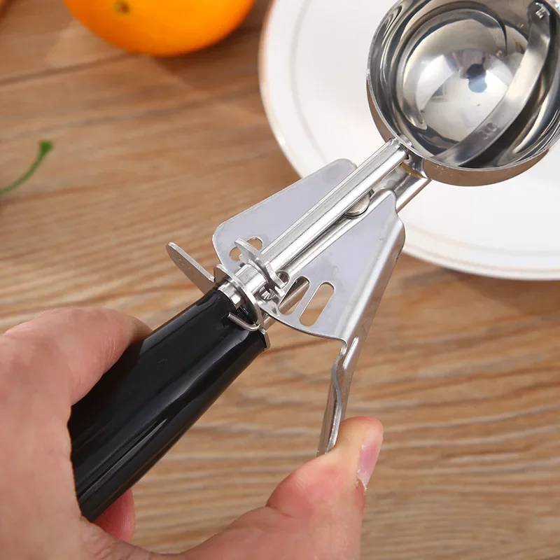 Ice Cream Scoop Stainless Steel Ice Cream Spoons Digger Fruit Baller Scoop Maker Home Kitchen Accessories ice cream scoop