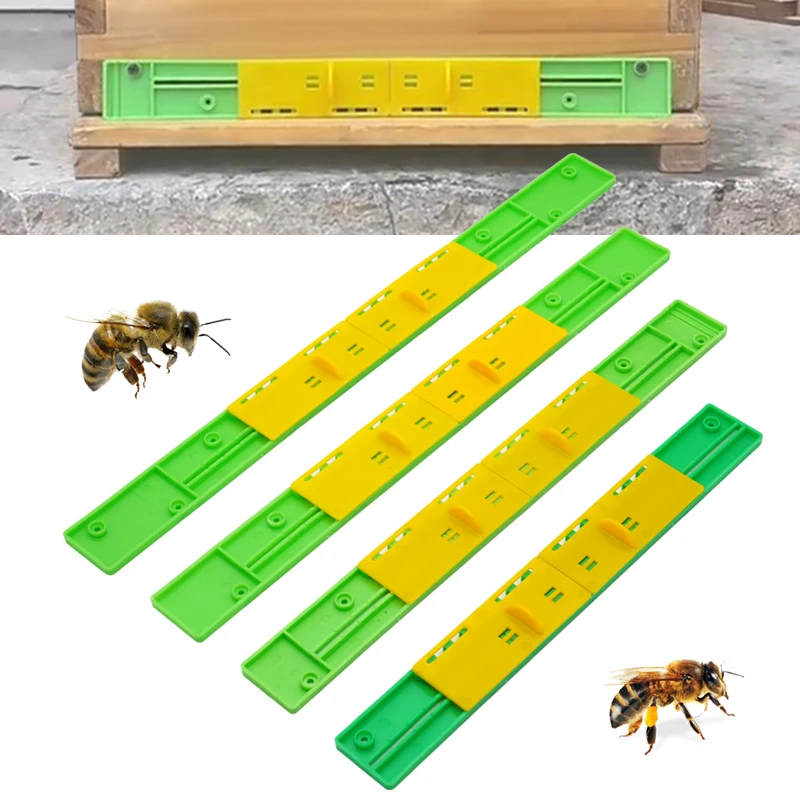 10PC Beekeeping Plastic Beehive Bee Box Door Anti-escape Hive Gate Sheet Nest Spacer Equipment Beekeeper Professional Tools beekeeping tools bee breeding box beehive door