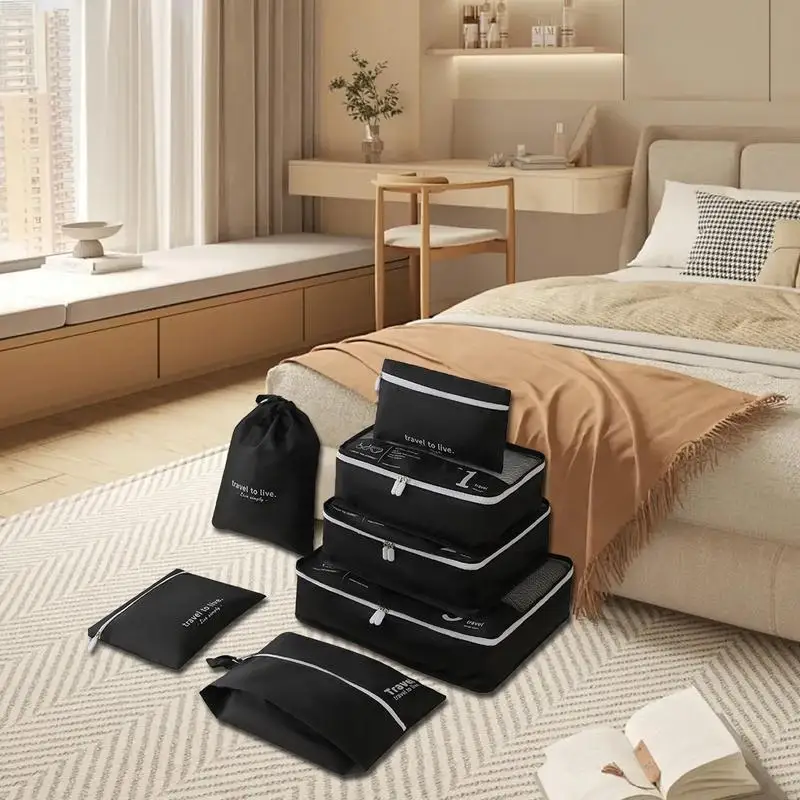 Compression Bags For Storage Travel Space-Saving Compression Bag For Clothes Open Design Clothing Storage Bags For Duvets Large 2