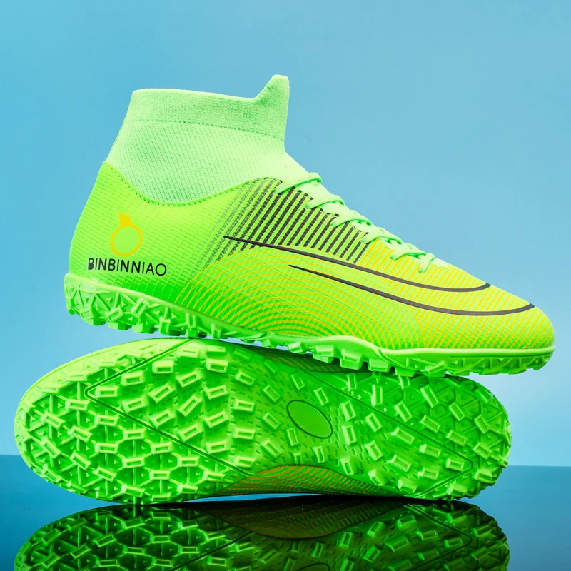 Professional Soccer Shoes Men Women Non Slip Football Boots Lawn Man Sneakers Spiked And Flat Sport Shoes