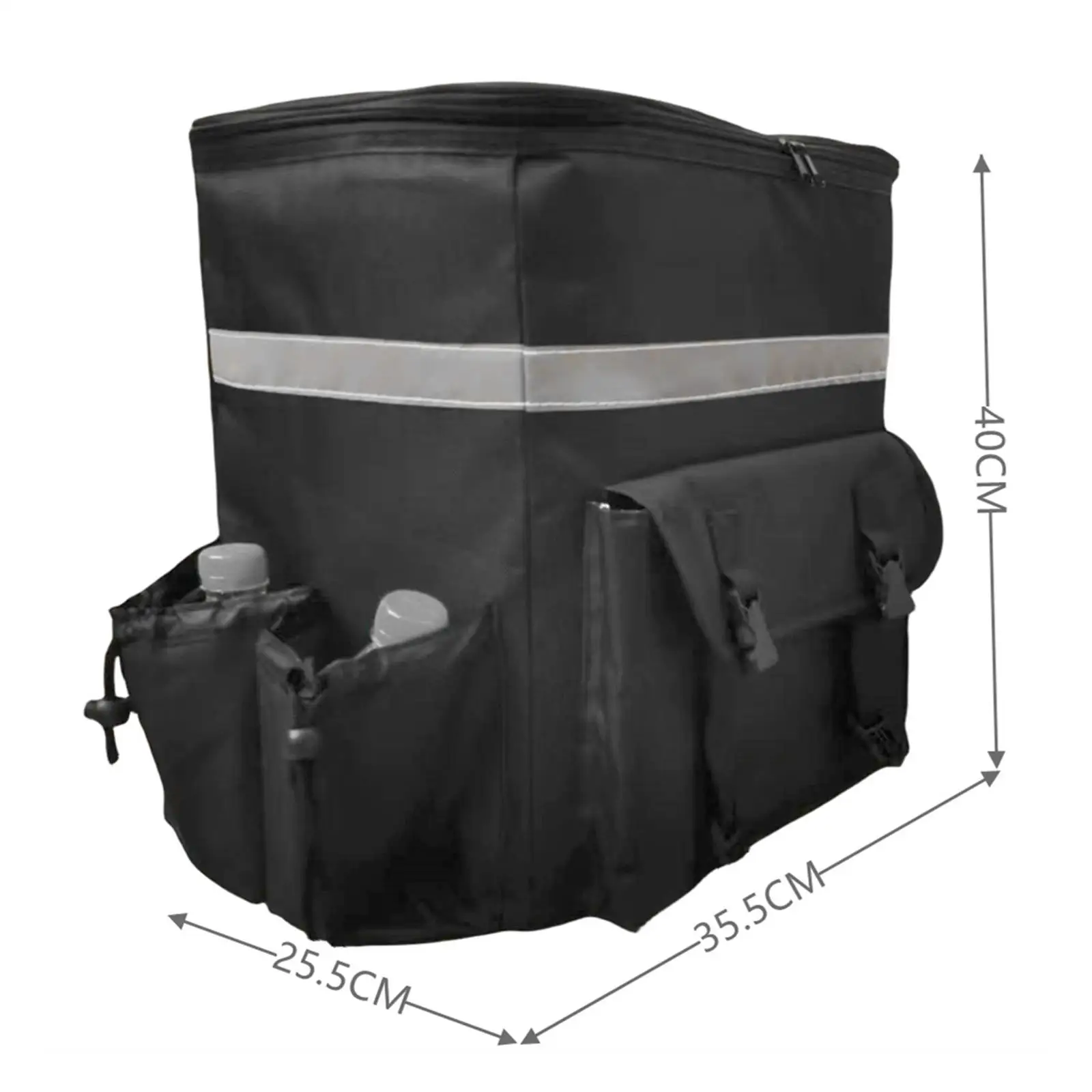 Food Delivery Backpack with Cup Holders Beach Container Food Warmer Backpack