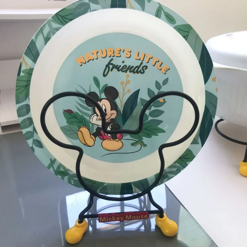 Disney Mickey Mouse Kitchen Organizer Pot Lid Rack Spoon Holder Pot Lid Shelf Cooking Dish Rack Pan Cover Stand Kitchen Supplies