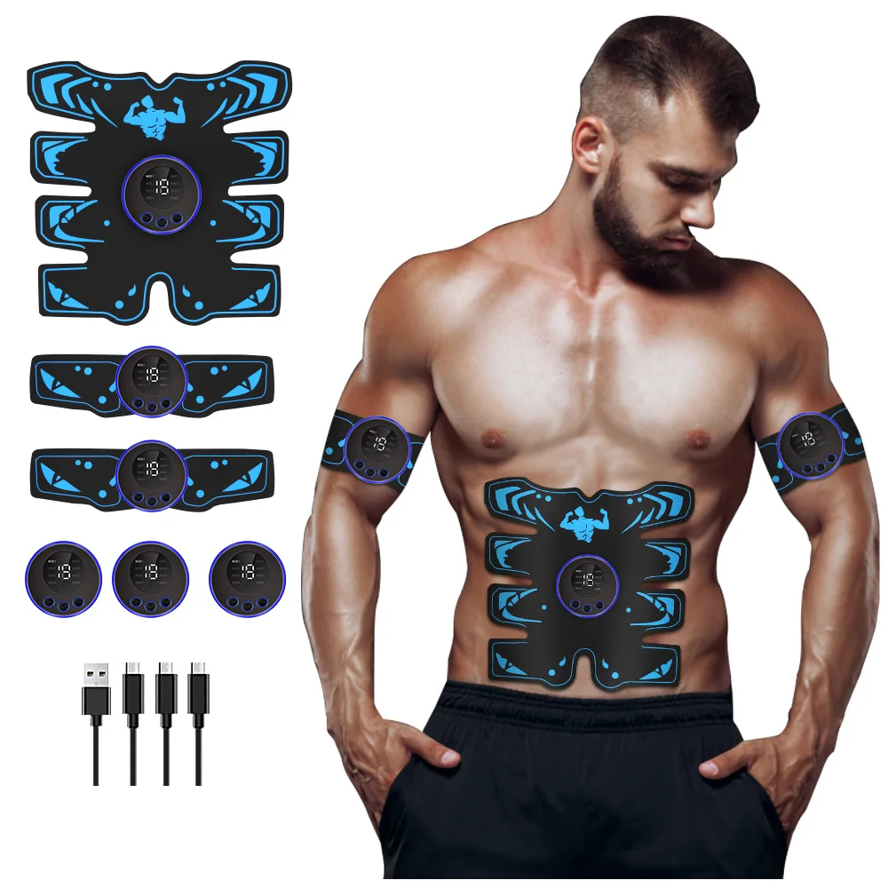 EMS Ab Trainer Pad – 8-Mode 29-Level Abs Stimulator Machine for Home Fitness & Fat Burning 1