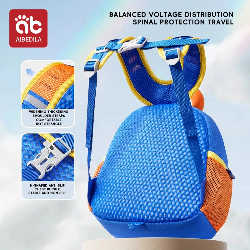 Toddler Backpack with Anti-lost Kids Backpack 3in1 Zero Wallet Pocket kindergarten knapsack for children traveling bag 3