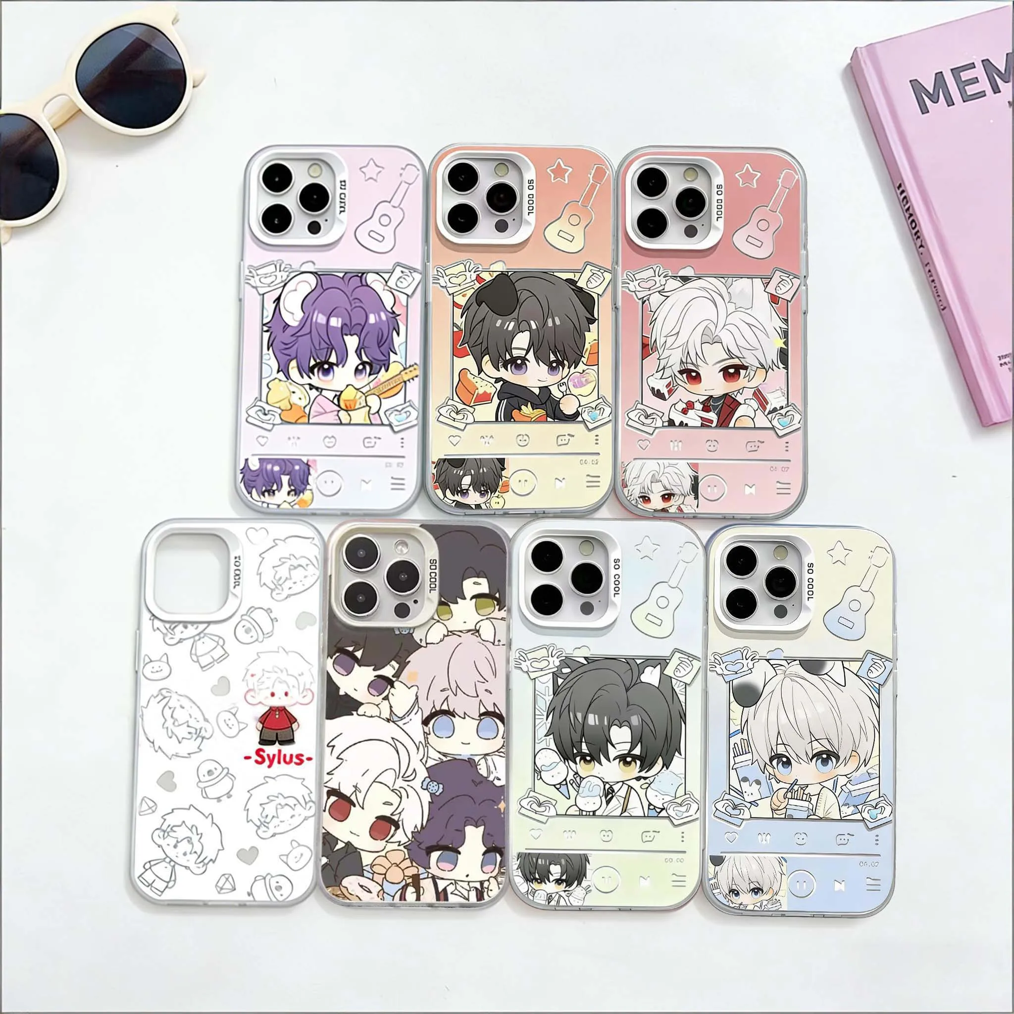 Stylus Love and Deep Space Matte IMD Protective Case Cover