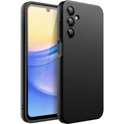 Durable Shockproof Silicone Phone Case - Enhanced Protection Cover for A15 4G or 5G (Black Case)