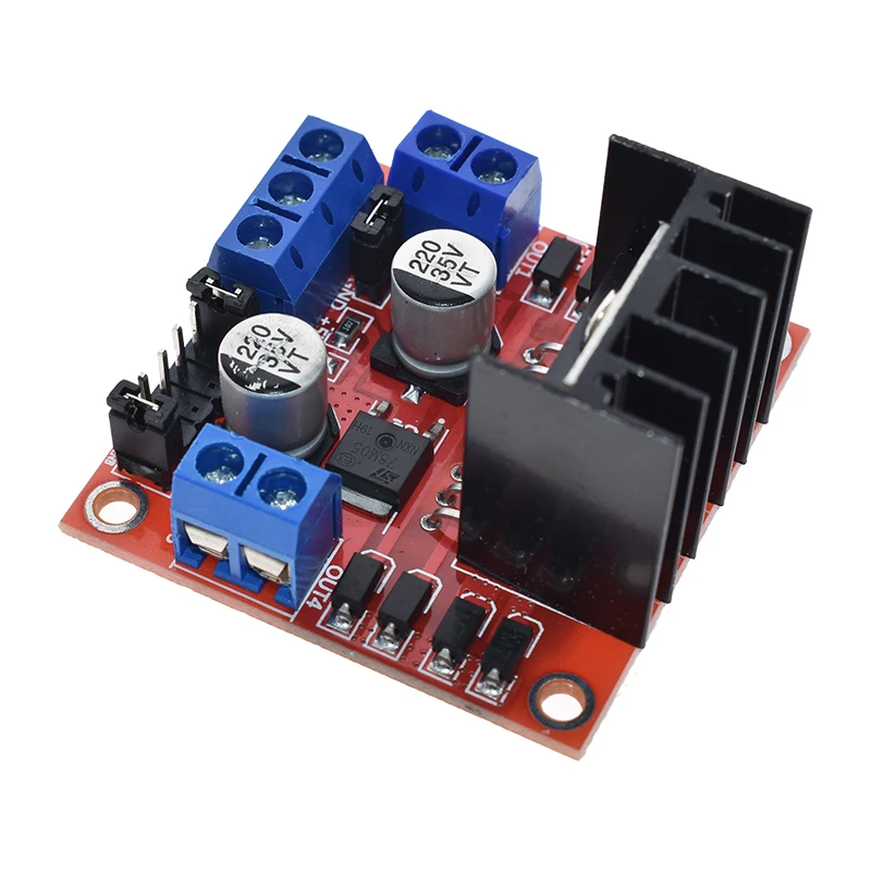Description Picture 5 of itemL298N driver board module L298N stepper motor smart car robot breadboard peltier High Power L298 DC Motor Driver for arduino