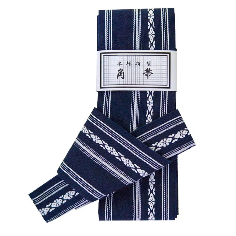 Japanese Gentlemen's Kimono Belt Shaped Waist Seal Wearing Things Corner Belt Yukata Waist Wabi-sabi Accessories Cotton