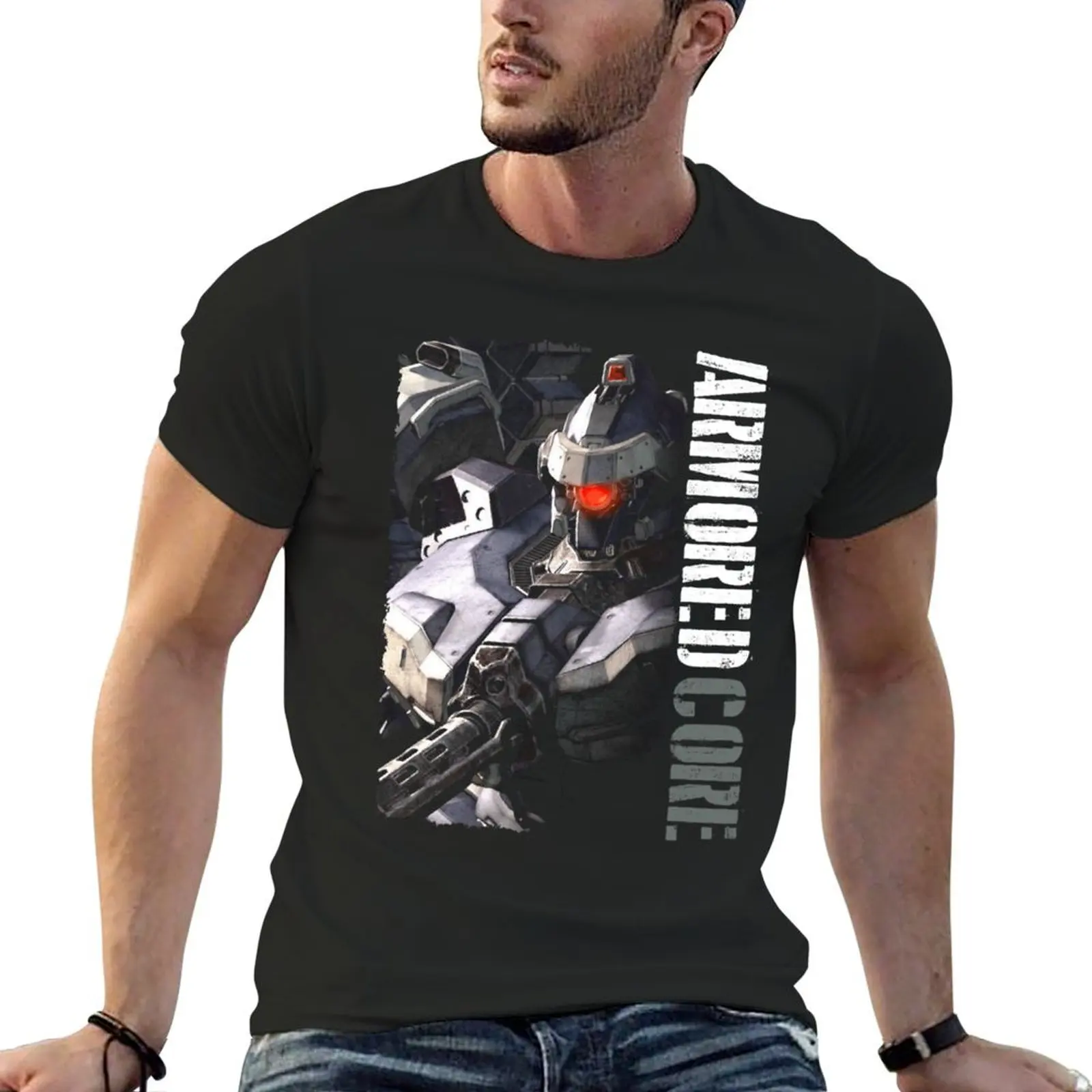 

ARMORED CORE T-shirt Short sleeve tee for a boy plain white t shirts men