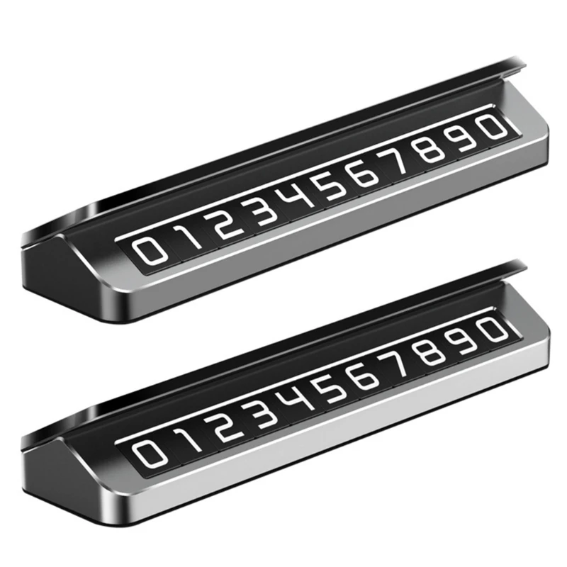 

Temporary Parking Sign Card Moving-License Plate SUV Number Luminous Stop Sign