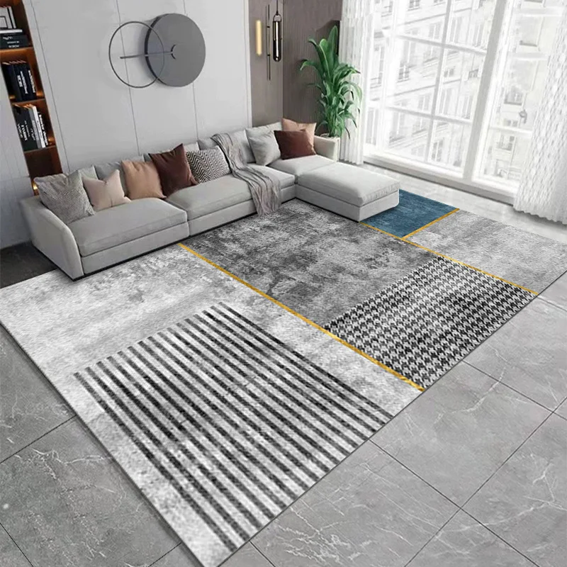 Nordic Velvet Carpet - Modern Area Rug | Large Non-Slip Living Room Rug
