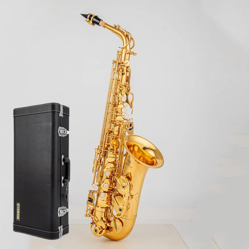 Saxophone Musical Instrument Made in Japan 280 Professional Alto Drop E Saxophone Gold Alto Saxophone with Band Mouth Piece Reed Aglet More Package mail