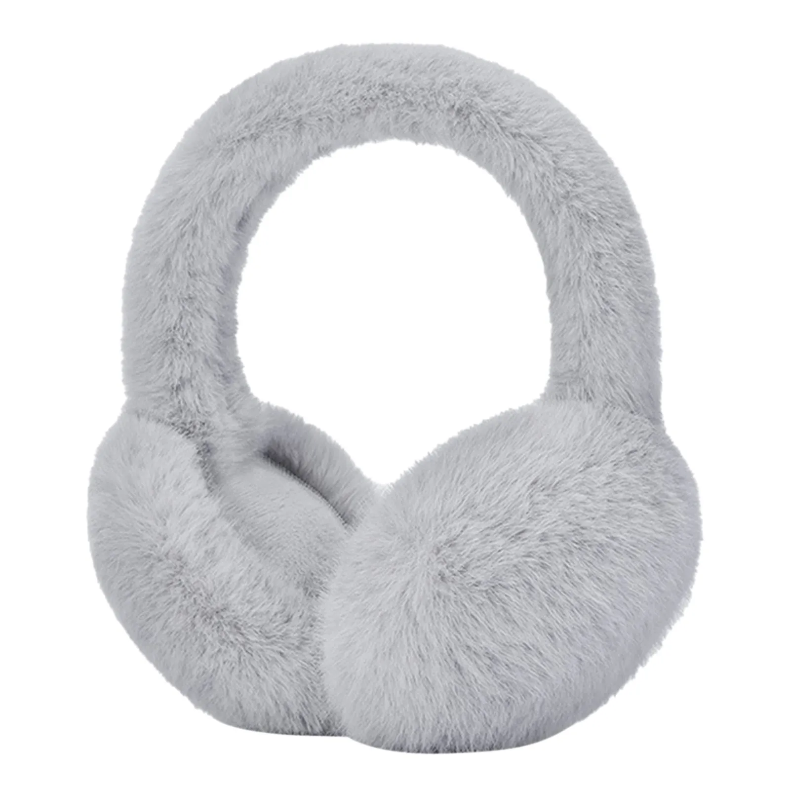 Warm earmuffs Fur earmuffs Soft Plush Foldable Ear Warmer Winter Warm Earmuffs Fashion Ear Cover Outdoor Cold Protection Solid Color