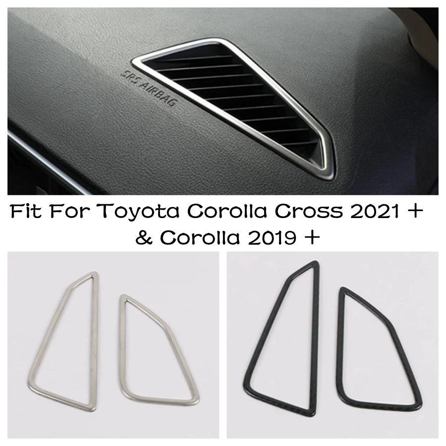 Cruscotto Aria Condizionata Vent Cover Trim Interni Ac Outlet Paillettes Misura Per Toyota Corolla Cross 2021 - 2023 E Corolla 2019 - 2023