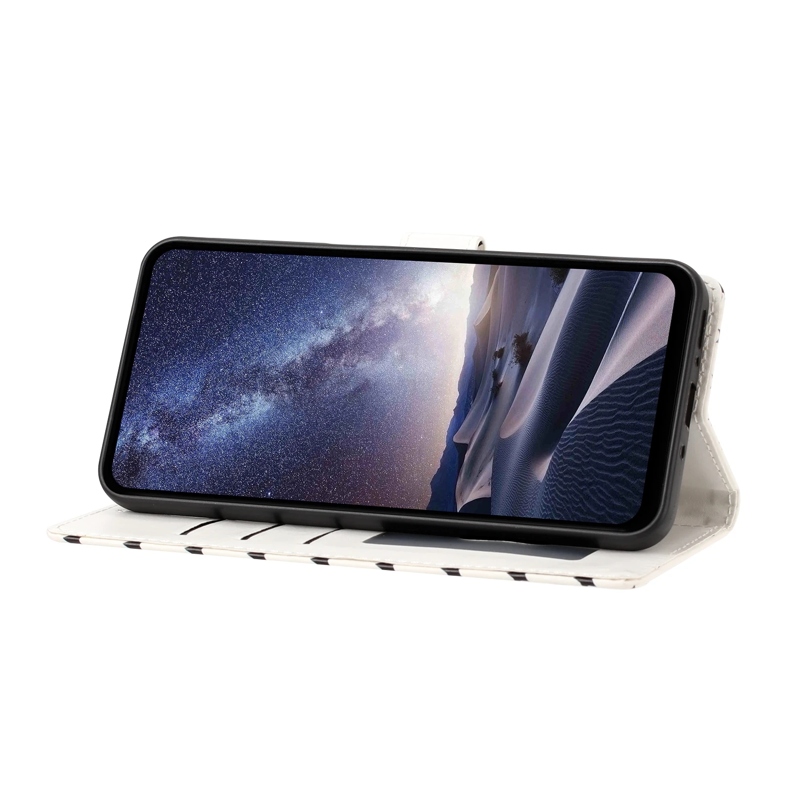 Star Leather Flip Cover Phone Case