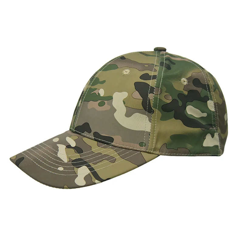 Outdoor Hunting Hat Bionic Tree Pattern Baseball Hat Men Women Jungle Stripe Wild Sun Protection Breathable Shooting Cap