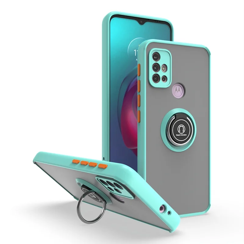 FTRONGRT Cover per Motorola Moto G31, Custodia Protezione in Morbida Silicone TPU, Durevol, Anti Shock, Custodia per Motorola Moto G31 (Blu Scuro
