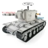 HENG LONG 1/16 7.0 Upgraded Soviet KV-2 RTR RC Tank Gigant 3949 360° Turret Gearbox Tracks Remote Control Toys Car TH20015-SMT4 2