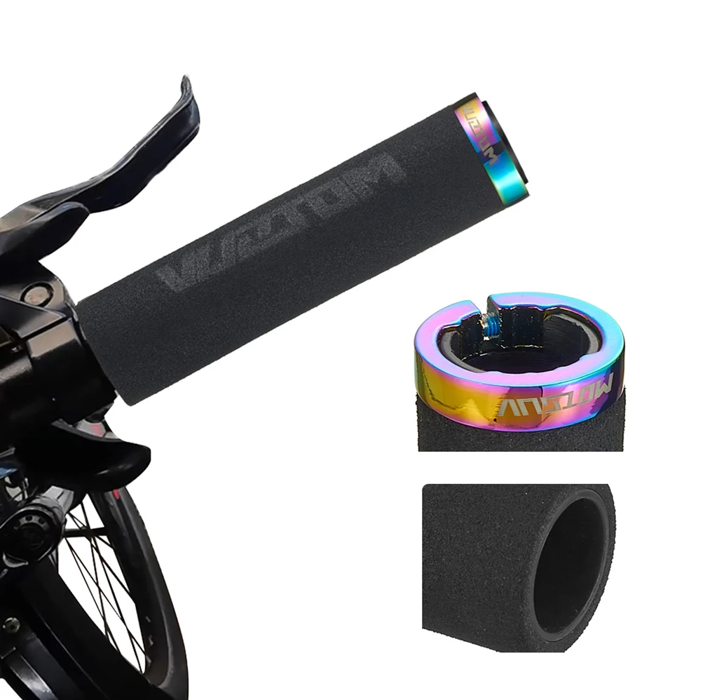MOTSUV Bicycle Grips Antislip Soft Sponge Shockproof Handle Bar