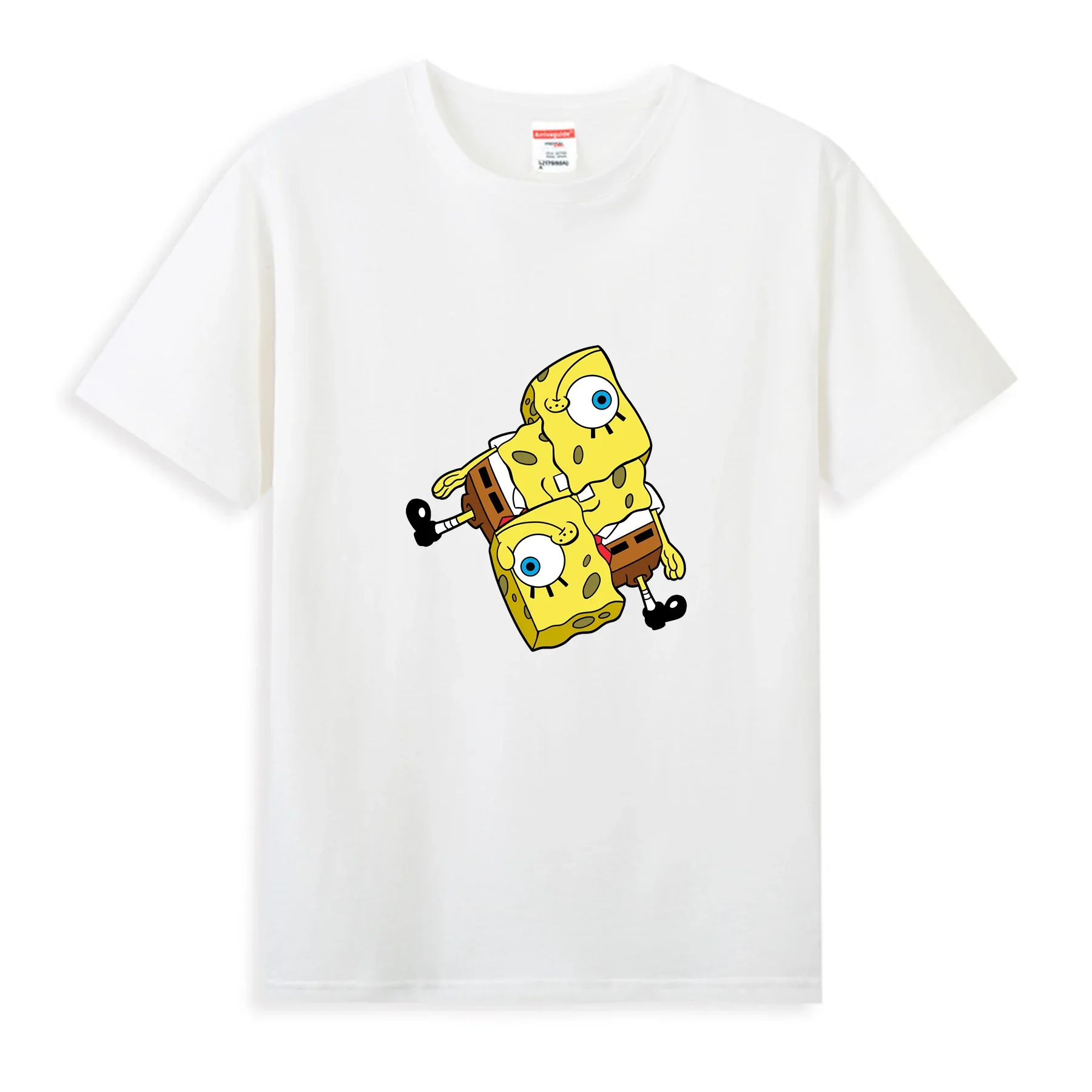 

2024 Men T Shirt Casual Bobsponge T-shirt Graphic Oversized Sports Tops Pantsquares Breathable Comfortable Streetwear S-3XL