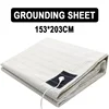 Soft and Conductive Grounding Sheet 95% Cotton and 5% Silver Fiber Composition Improve Sleep Easy to Use 193X203CM/70X200CM 4