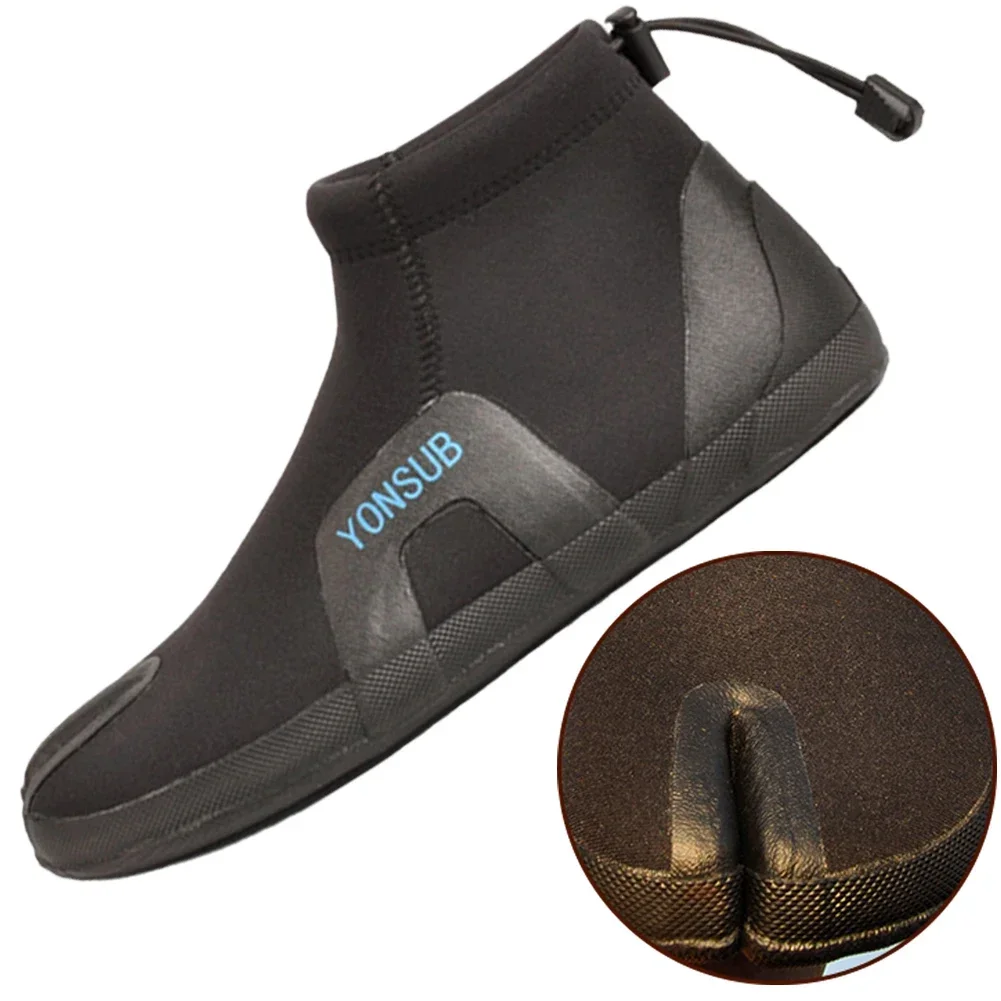 Beach Neoprene High Density Elastic Fabric Seamless Connection Split Toe Design Strong Wrapping Surfing Unisex