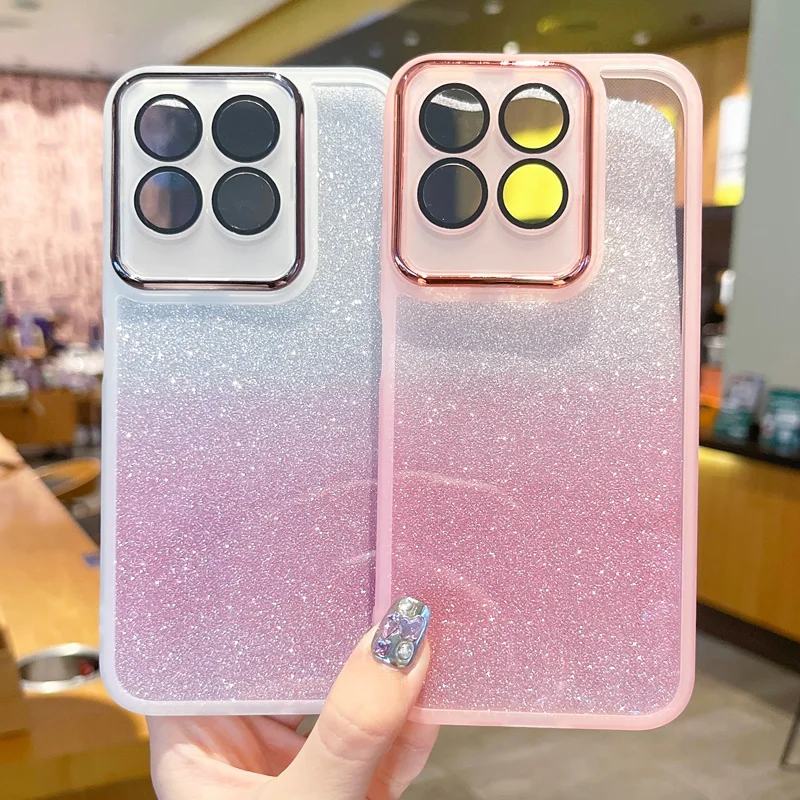 Elegant Glitter Soft Silicone Clear Case