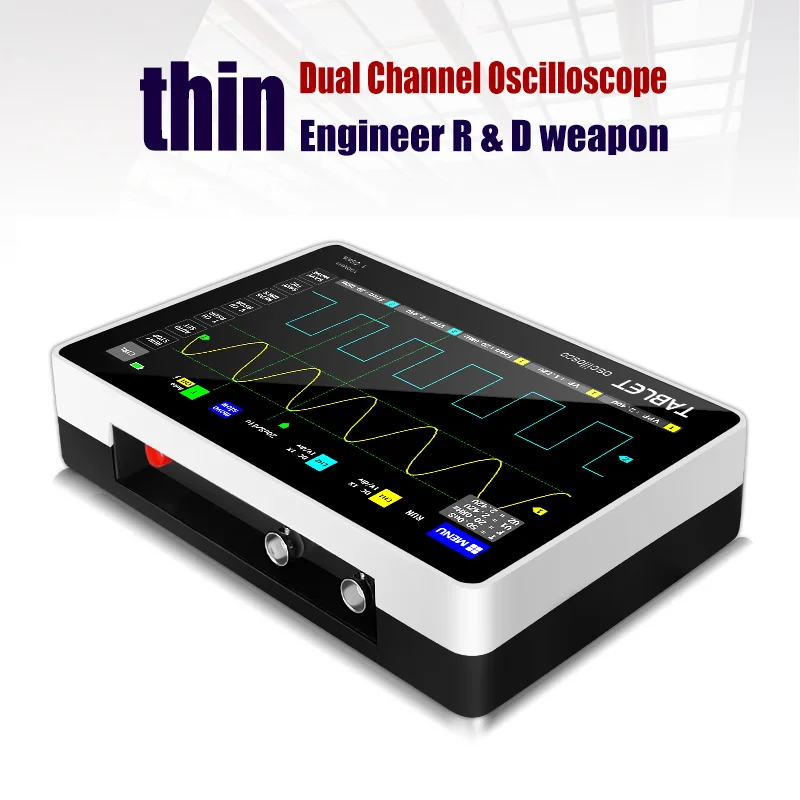 FNIRSI-1013D Digital tablet oscilloscope dual channel 100M bandwidth 1GS sampling rate mini tablet digital oscilloscope 5