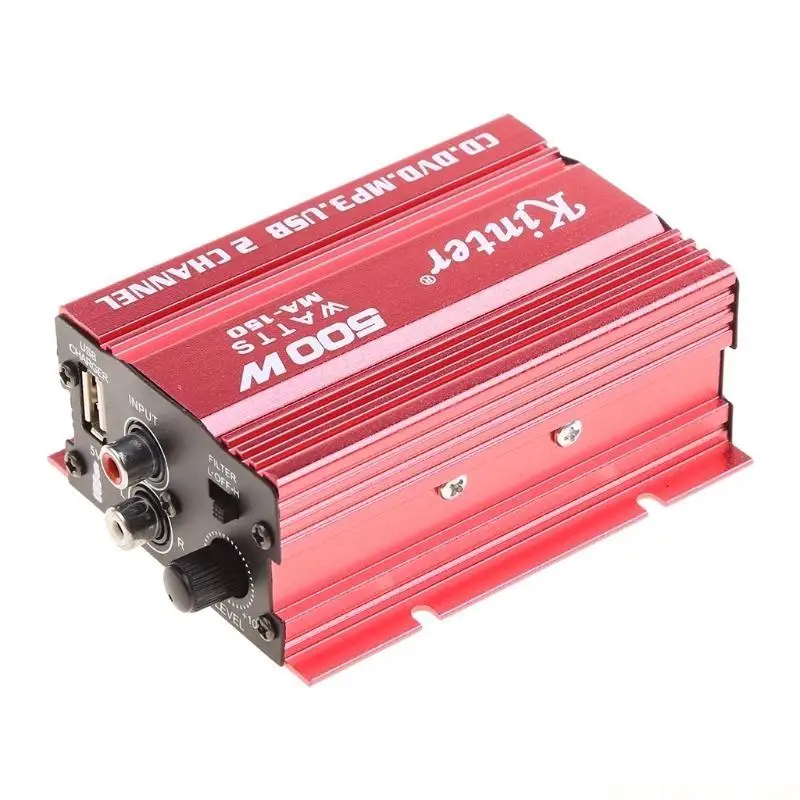 J0MA 범용 Hi-Fi 36W 2 채널 블루투스 스테레오 Hifi 자동차 오토바이 자동차 오토바이 용 홈 시어터 증폭기