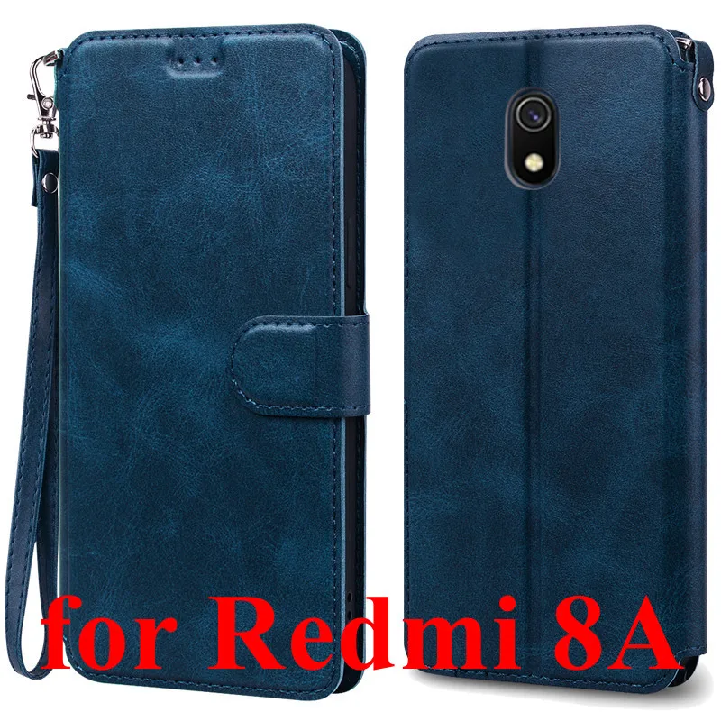 Soft Leather Wallet Flip Case With Card Holder For Xiaomi Redmi 8 8A leather wallet case,leather case,phone case,leather phone case
