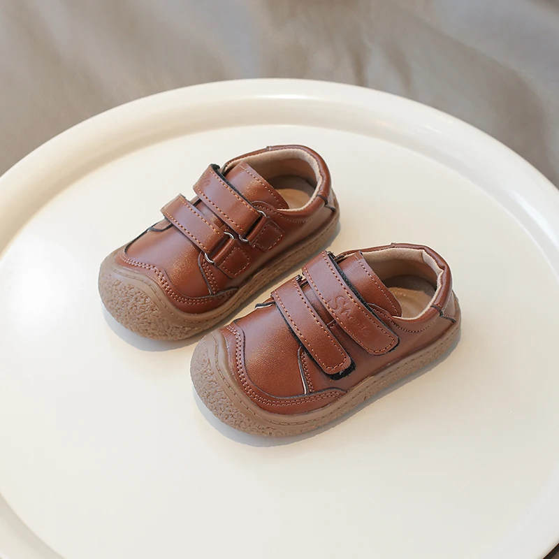 Baby Shoes Spring and Autumn New 1 to 2 Year Old Infant Walking Soft Sole Infant Shoes Children's Board Shoes Boys' Sports 2
