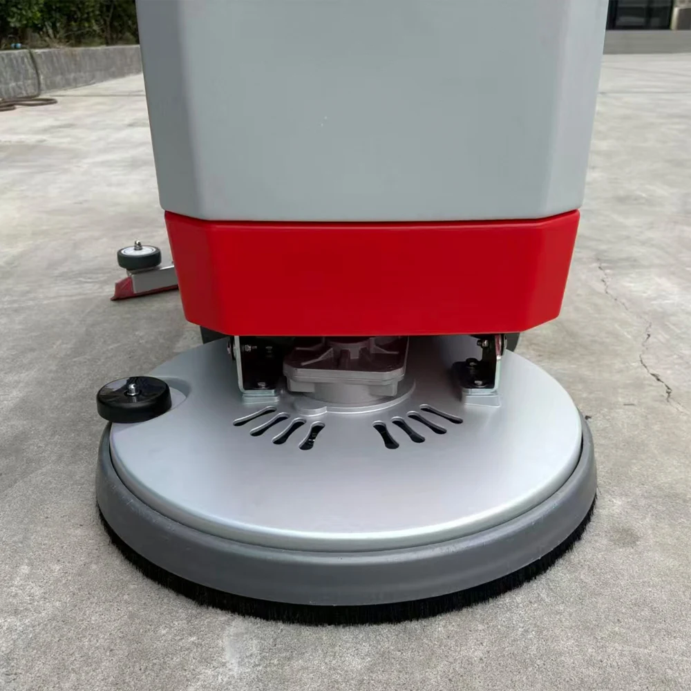 Professional Floor Sweeper Industrial Road Cleaning Washer Machine Walk-behind Floor Scrubber for Factory Workshop Supermarket - 2