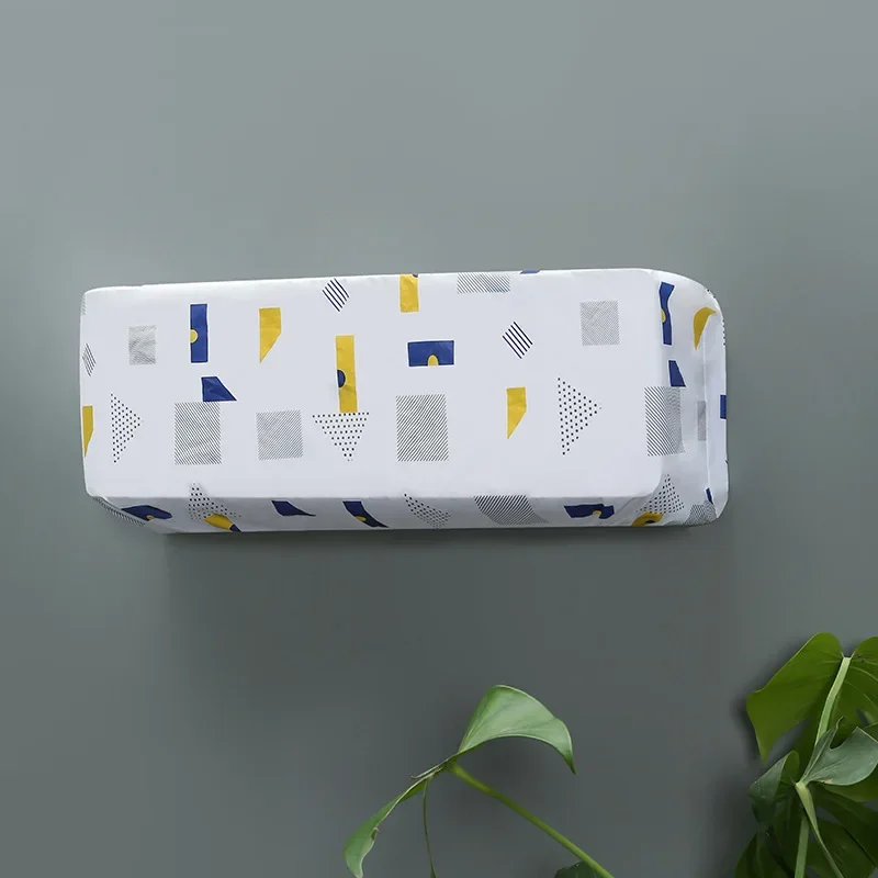 Printed Air Conditioning Cover Home Decor Conditioner Waterproof Cleaning Washing Anti-Dust air conditioning cover
