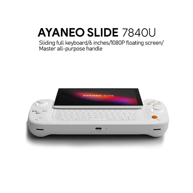 2024NEW Ayaneo SLIDE 7840U Laptop Handheld Game Console 6-inch