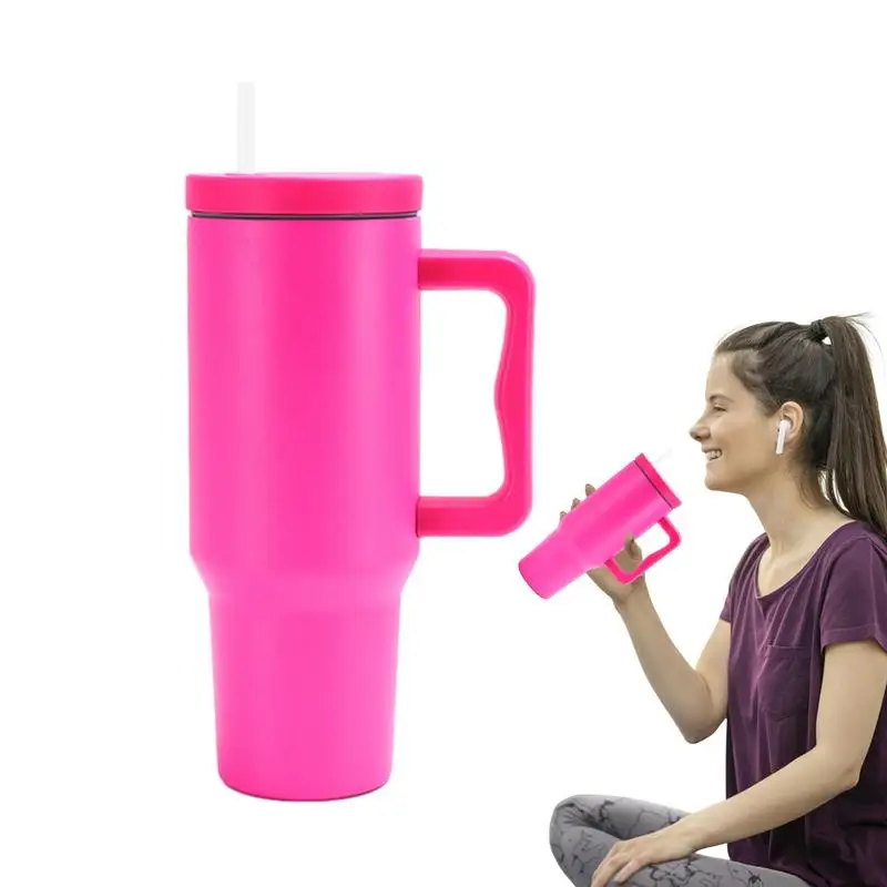 

Кофейная чашка из нержавеющей стали с ручкой, 40 унций