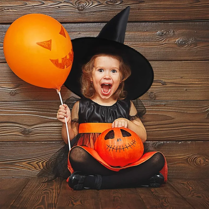 10/1pcs Halloween Wizard Hat for Kids Adults Halloween Party Cosplay Costume Decoration Witch Hat Home Yard Hanging Horror Props halloween witch hat