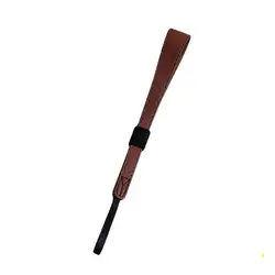 Soft Camera Wrist Strap with Quick Release Grip - Hand Belt Accessory (Coffee)