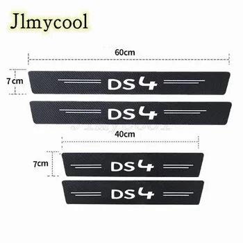 Car Door Sill Threshold Sticker Trunk Bumper Guard Decals for DS4 DS 4 C1 C2 C3 C4 C5 C6 C8 DS5 DS6 DS7 DS8 decal 1