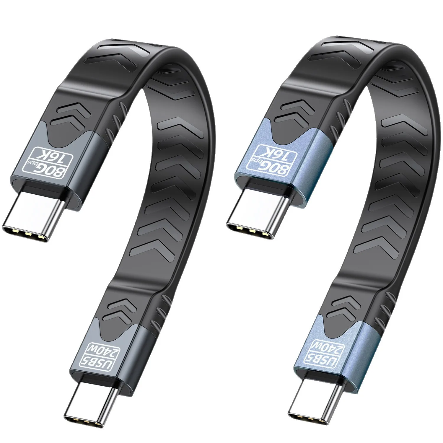 240W 고속 충전 케이블 USB-C to USB-C 썬더볼트 5/4/3 비디오 케이블 16k@60Hz 80Gbps 데이터 케이블 아이폰 16 삼성 호환