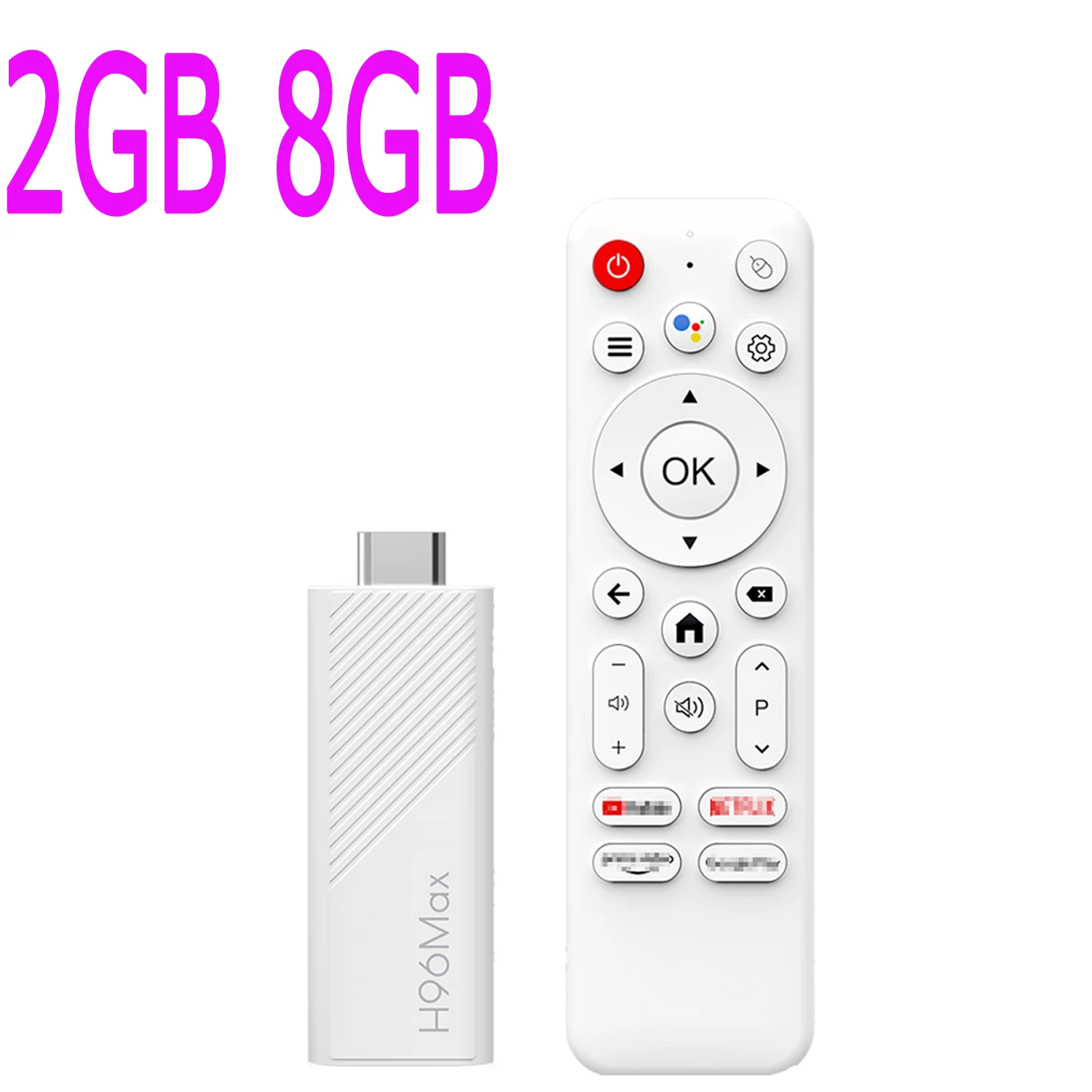 H96 Max H313 Android TV Stick Allwinner Quad Core 4K Wifi6 BT Assistente vocale Gioco remoto Lettore multimediale Smart TV Box