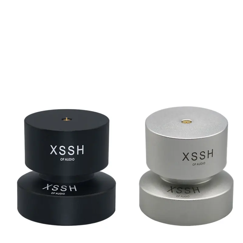 Iunipusy 8 Punte Per Altoparlanti, In Lega Di Alluminio Di Alta Qualità, Con Piastre Di Assorbimento Degli Urti, Punte Per Altoparlanti Per Dispositivi HiFi, Giradischi, Altoparlanti - Foto 3