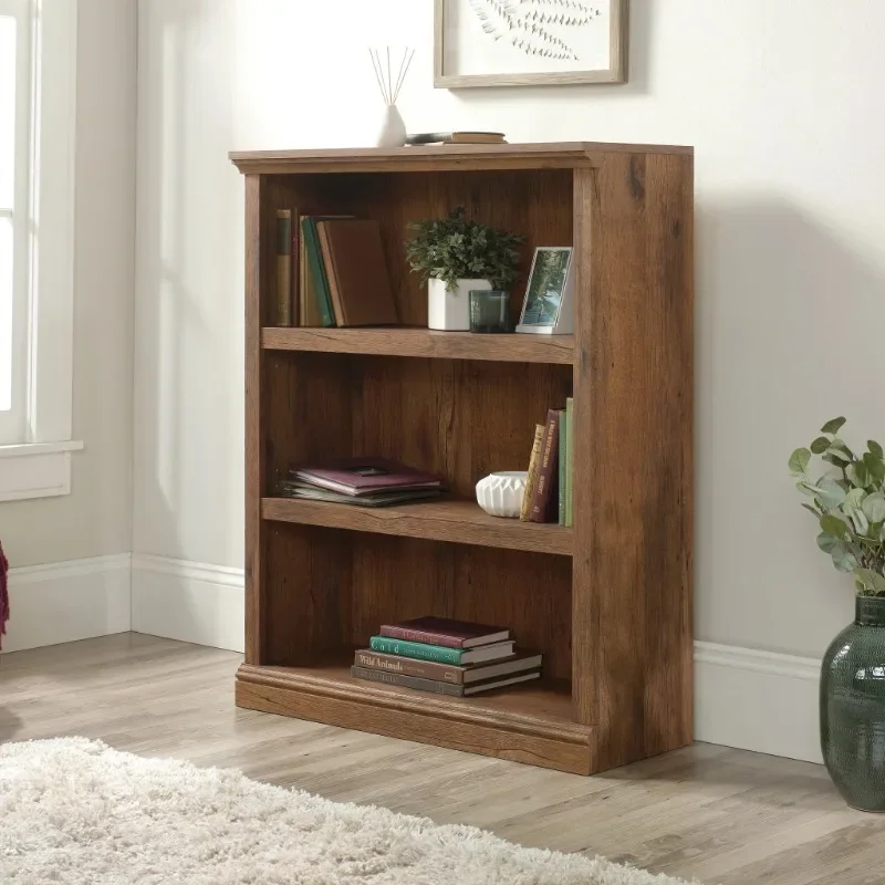

3-Shelf Bookcase, Vintage Oak Finish