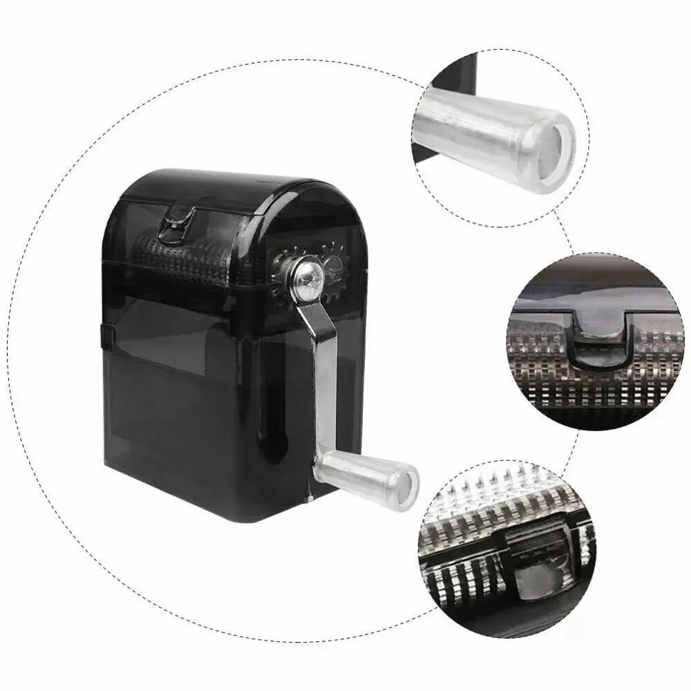 Description Picture 6 of itemMERCURY Manual Herb Grinder Tobacco Cutter Hand Muller Shredder with Cigarette Storage Case Home Smoking Accessories Gifts