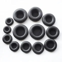 Premium Leather Foam Ear Pads - Universal Fit Replacement Cushions - One pair (90mm earpads)