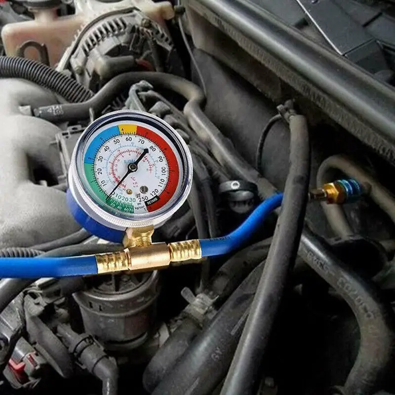 

Автомобильный комплект для заправки хладагента кондиционера с манометром и шлангом автомобильный инструмент для заполнения переменного тока с манометром и выдвижным шлангом