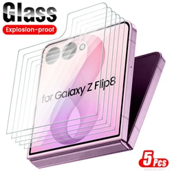 5 - Pack Tempered Glass Screen Protectors for 5Pieces (For Samsung Z Flip8)